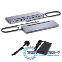 I-TEC Metal Ergonomic C31FLAT2PDPRO100W C31FLAT2PDPRO100W (Srebrny /USB-C )