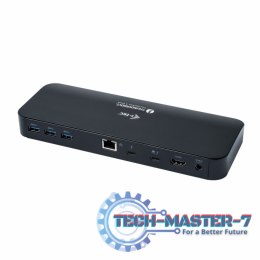 I-TEC Stacja dokującaThunderbolt 3/USB-C Dual 4K Docking Station + USB-C to DisplayPort Cable (1,5m) + Power Delivery 60W TB3HDM