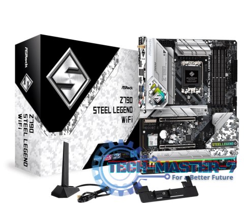 Płyta główna ASROCK Z790 STEEL LEGEND WIFI LGA1700 ATX Płyta główna ASROCK Z790 STEEL LEGEND WIFI LGA1700 ATX