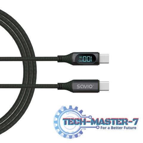 Kabel USB SAVIO USB typ C 1 Kabel USB SAVIO USB typ C 1