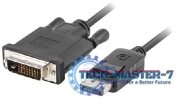 LANBERG CA-DPDV-10CU-0010-BK 1m /s1x DisplayPort 1x DVI-D