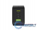 Ładowarka sieciowa PowerGaN 65W PD 3.0 QC 3.0 2xUSB-C 1xUSB-A