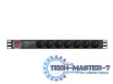 Listwa zasilająca LANBERG PDU-PRO-07E-0200-BK