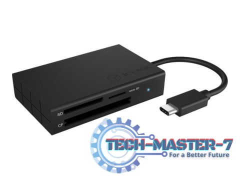Czytnik kart pamięci ICY BOX USB Typ C IB-CR401-C3 Czytnik kart pamięci ICY BOX USB Typ C IB-CR401-C3