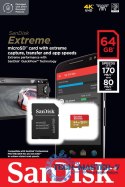 Karta pamięci SANDISK 64 GB Adapter microSD do SD