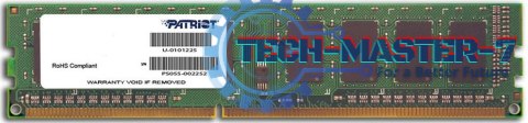 Pamięć PATRIOT (DIMM/DDR3/8 GB/1600MHz/11CL/SINGLE) Pamięć PATRIOT (DIMM/DDR3/8 GB/1600MHz/11CL/SINGLE)