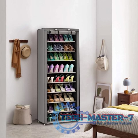Szafa tekstylna materiałowa garderoba z półkami na ubrania i buty ModernHome Szafa tekstylna materiałowa garderoba z półkami na ubrania i buty ModernHome