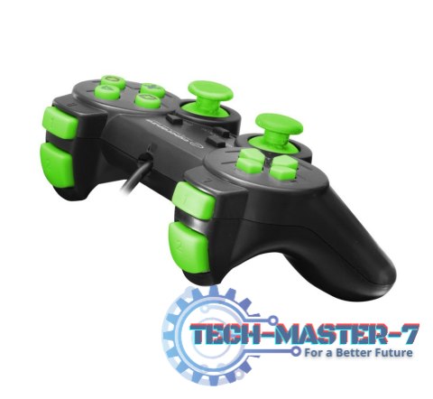 GAMEPAD PS3/PC USB TROOPER CZARNO/ZIELONY GAMEPAD PS3/PC USB TROOPER CZARNO/ZIELONY