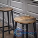 Komplet 2szt taboret barowy bar wysokie hoker