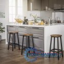 Komplet 2szt taboret barowy bar wysokie hoker
