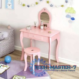 Toaletka dziecięca duża z lustrem dla dziewczynki ECOTOYS ECOTOYS