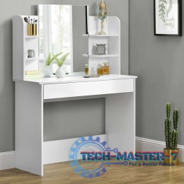 Toaletka kosmetyczna nowoczesna duże lustro półki ModernHome ModernHome