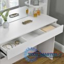 Toaletka kosmetyczna nowoczesna duże lustro półki ModernHome ModernHome