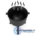 Kociołek żeliwny stojący 15L garnek myśliwski ognisko grill MultiGarden MULTI GARDEN