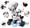 Rowerek trójkołowy dla dzieci spacerówka obracane siedzisko pchacz daszek ECOTOYS ECOTOYS