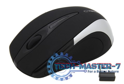 Bezprzewodowa Mysz optyczna EM101S USB, 2,4 GHz, NANO odbiornik