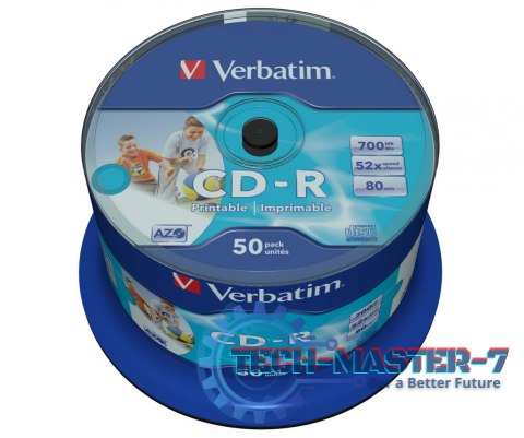 CD-R 52x 700MB 50P CB Printable 43438 CD-R 52x 700MB 50P CB Printable 43438
