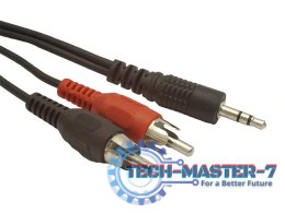 Kabel MINIJACK/2XRCA (CHINCH)M/M 2.5M