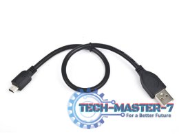 Kabel miniUSB 2.0 CANON 5pin 0.3m czarny