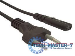 Kabel zasilajacy do notebooka C8 2pin 1.8M VDE