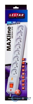 Listwa przeciwprzepięciowa LX 810, 1L, 3,0m, szara