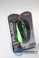Mysz optyczna 800dpi czarno-zielona MT1091G