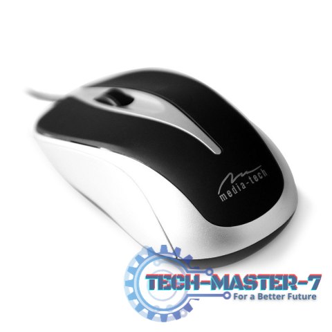 Mysz optyczna 800dpi srebrna MT1091S Mysz optyczna 800dpi srebrna MT1091S