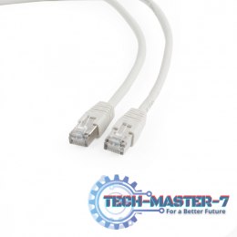 Patch cord ekranowany FTP kat.6 oslonka zal. 0.25m szary