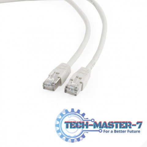 Patch cord ekranowany FTP kat.6 osłonka zal. 0.5M szary Patch cord ekranowany FTP kat.6 osłonka zal. 0.5M szary