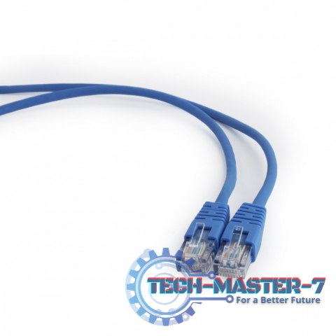 Patch cord kat.5e osłonka zalewana 2M niebieski Patch cord kat.5e osłonka zalewana 2M niebieski