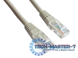 Patch cord kat.5e osłonka zalewana 30M szary