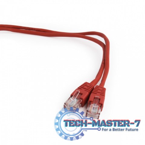 Patch cord kat.5e osłonka zalewana 3M czerwony Patch cord kat.5e osłonka zalewana 3M czerwony