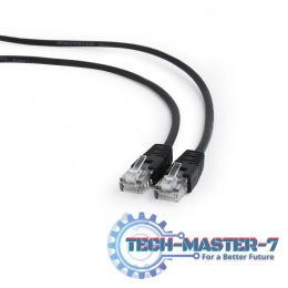 Patch cord kat.5e osłonka zalewana 5M czarny