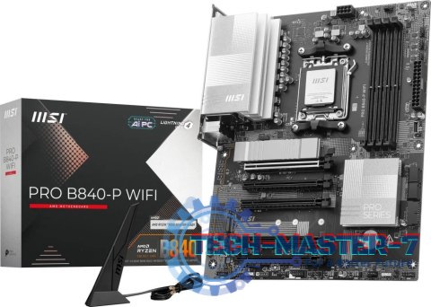 Płyta główna MSI PRO B840-P WIFI AM5 ATX Płyta główna MSI PRO B840-P WIFI AM5 ATX