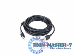 Przedłuzacz USB 2.0 typu AM-AF 1.8m FERRYT czarny