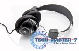 Słuchawki stereo z mikrofonem i regulacją głośności EH108