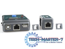 Tester diodowy kabli RJ4 5,RJ11,UTP,STP,USB AA/AB