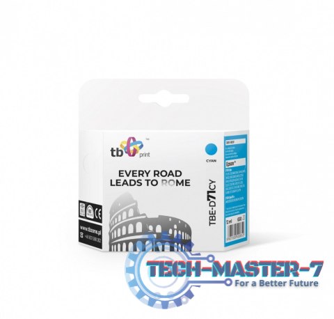 Tusz do Epson T071240 TBE-D71CY CY 100% nowy Tusz do Epson T071240 TBE-D71CY CY 100% nowy