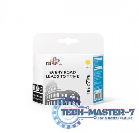Tusz do Epson T071440 TBE-D71YE YE 100% nowy Tusz do Epson T071440 TBE-D71YE YE 100% nowy