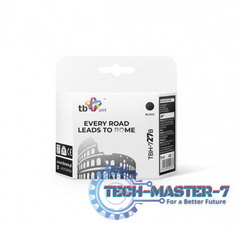 Tusz do HP Nr 27 - C8727A TBH-727B BK ref.