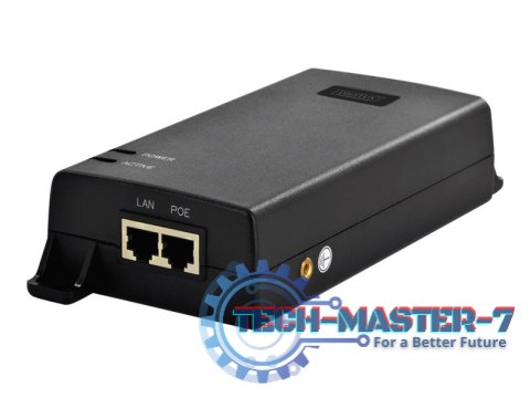 Zasilacz/Adapter PoE+ 802.3at, max. 48V 60W Gigabit 10/100/1000Mbps, aktywny Zasilacz/Adapter PoE+ 802.3at, max. 48V 60W Gigabit 10/100/1000Mbps, aktywny