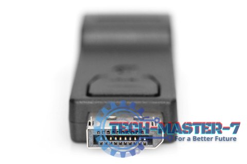 Adapter Displayport 1080p 60Hz FHD Typ DP/HDMI A M/Ż czarny Adapter Displayport 1080p 60Hz FHD Typ DP/HDMI A M/Ż czarny