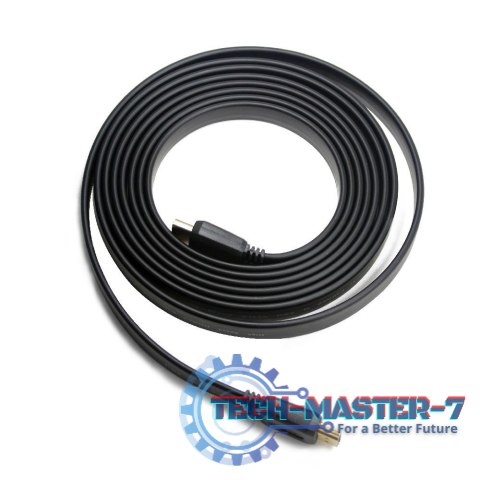 Kabel HDMI-HDMI v2.0 3D TV High Speed Ethernet 1M płaski (pozłacane końcówki) Kabel HDMI-HDMI v2.0 3D TV High Speed Ethernet 1M płaski (pozłacane końcówki)