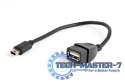 Kabel OTG USB Mini BM -> USB AF 15cm