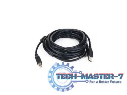 Kabel USB 2.0 typu AB AM-BM 3m FERRYT czarny