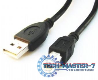 Kabel USB 2.0 typu AB AM-BM 4,5m czarny