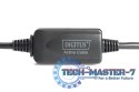 Kabel przedłużający USB 2.0 HighSpeed Typ USB A/USB A M/Ż aktywny, czarny 10m