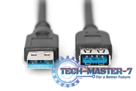 Kabel przedłużający USB 3.1 Gen.1 SuperSpeed 5Gbps Typ USB A/USB A M/Ż czarny 1,8m Kabel przedłużający USB 3.1 Gen.1 SuperSpeed 5Gbps Typ USB A/USB A M/Ż czarny 1,8m