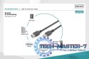 Kabel przedłużający USB 3.1 Gen.1 SuperSpeed 5Gbps Typ USB A/USB A M/Ż czarny 1,8m