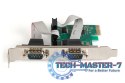 Karta rozszerzeń/Kontroler PCI Express RS232 Serial Port, 2xDB9, Chipset: ASIX99100